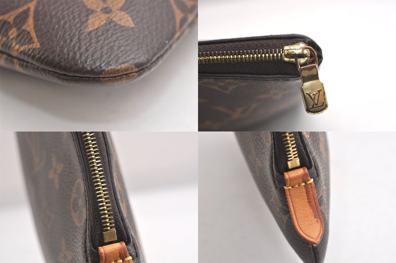 Louis Vuitton Monogram Etui Voyage MM Clutch Bag Wallet M44499 LV 3345n