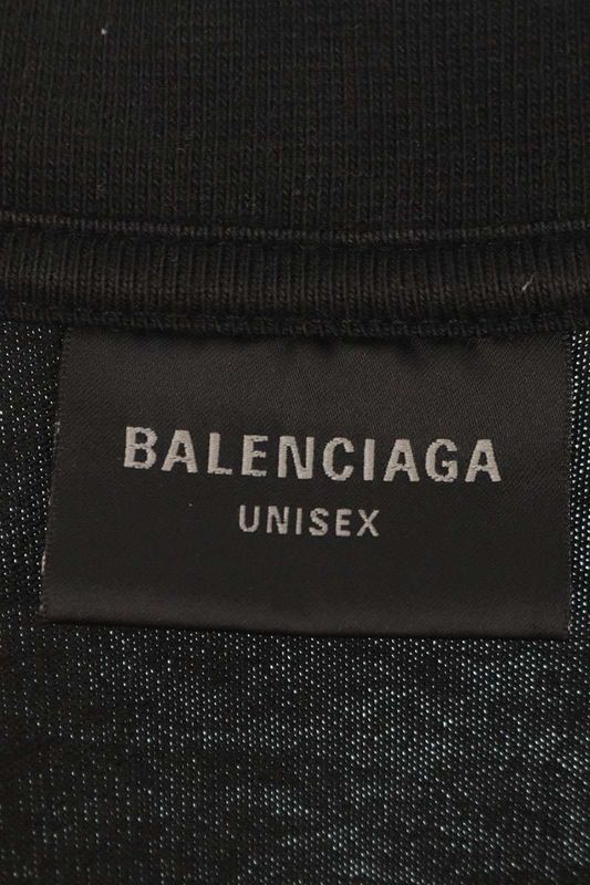 Balenciaga 764235 Tpvk1 Medium Fit Logo Embroidered T-shirt Men's S