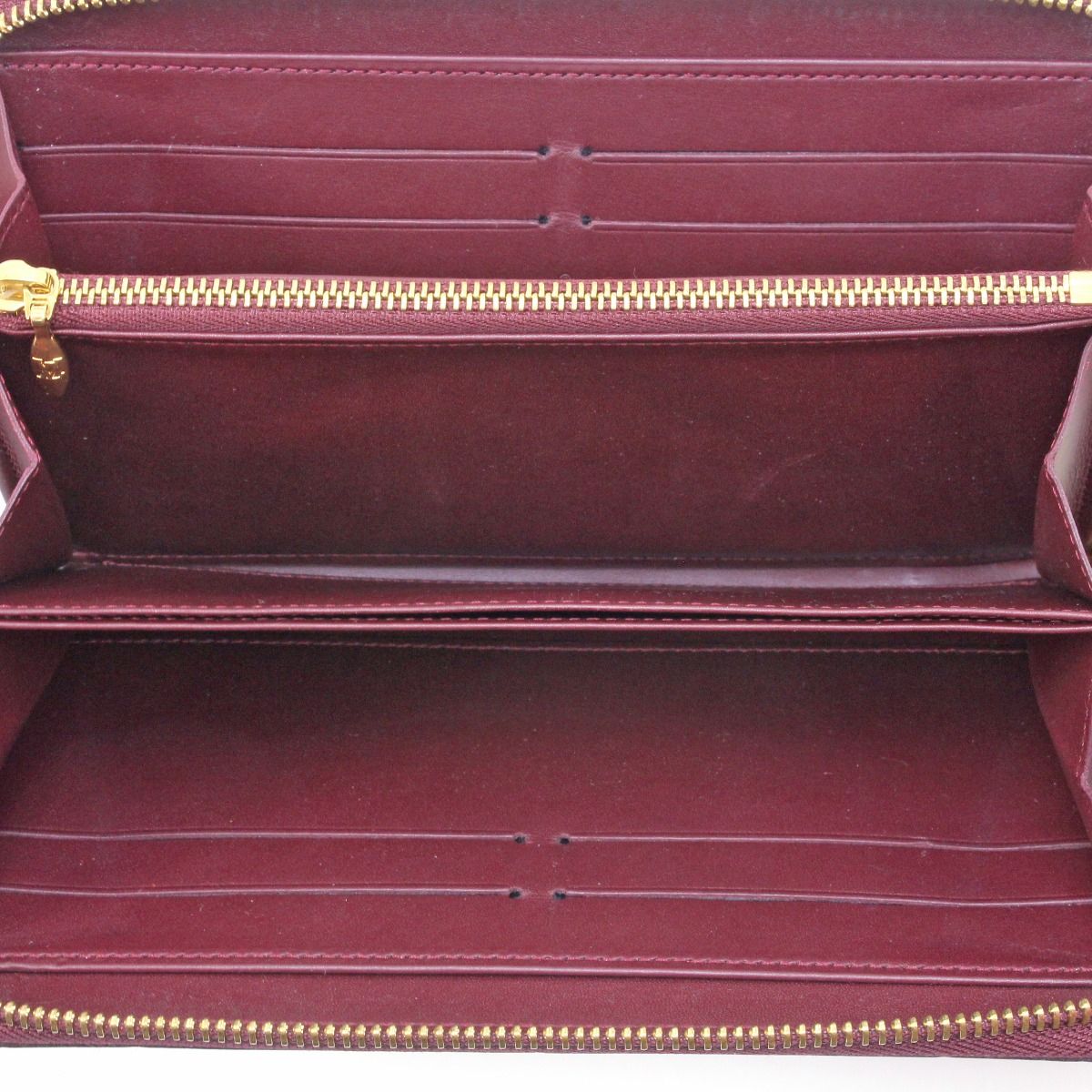 Louis Vuitton Long Wallet Vernis Zippy Wallet M93575 Violet