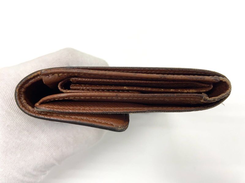 Louis Vuitton Monogram Porte Trésor Etui Papier Long Wallet M61202 Brown Made