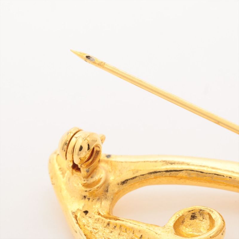 Yves Saint Laurent Yves Saint Laurent Dolphin Motif Pin Brooch GP Gold Made In