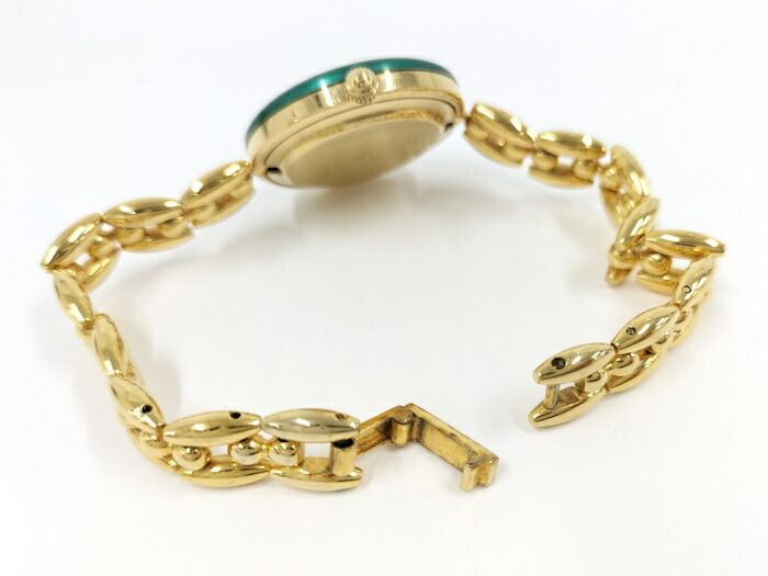 Gucci Ladies Watch Change Bezel Quartz SS GP White Dial