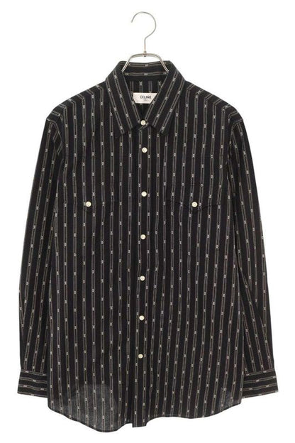 Celine 25SS 2t3610s48 Triomphe Western Long Sleeve Shirt Men's M