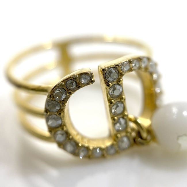 Christian Dior Ring Gold #11 Ring GP