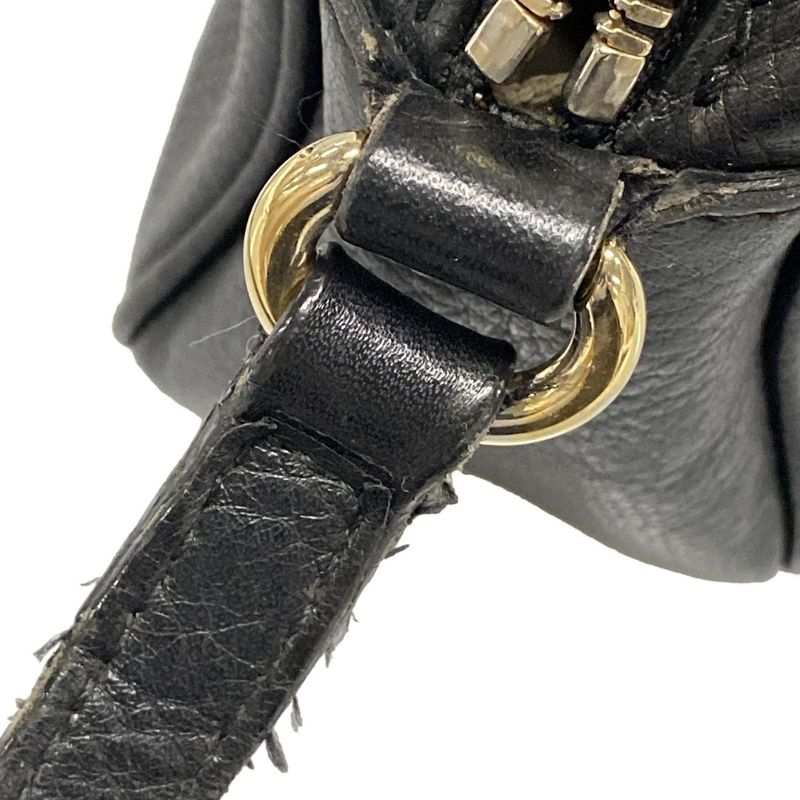 Gucci Shoulder Bag Soho 308364 Black Leather