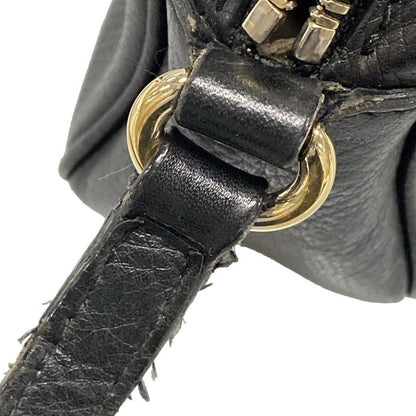 Gucci Shoulder Bag Soho 308364 Black Leather