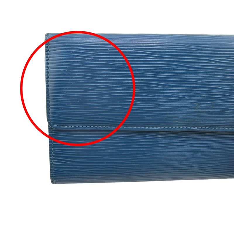 Louis Vuitton M63385 Epi Long Wallet Porte Trésor International Long Wallet