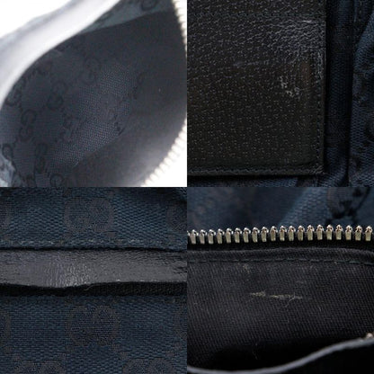 Gucci Body Bag 28566 GG Canvas Black Unisex Waist Bag