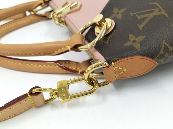 Louis Vuitton V Tote BB 2WAY Handbag Monogram Rose Ballerine Brown M43967