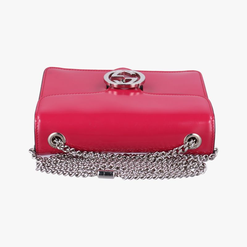 Gucci Interlocking G Pink Patent 387609 I018692915