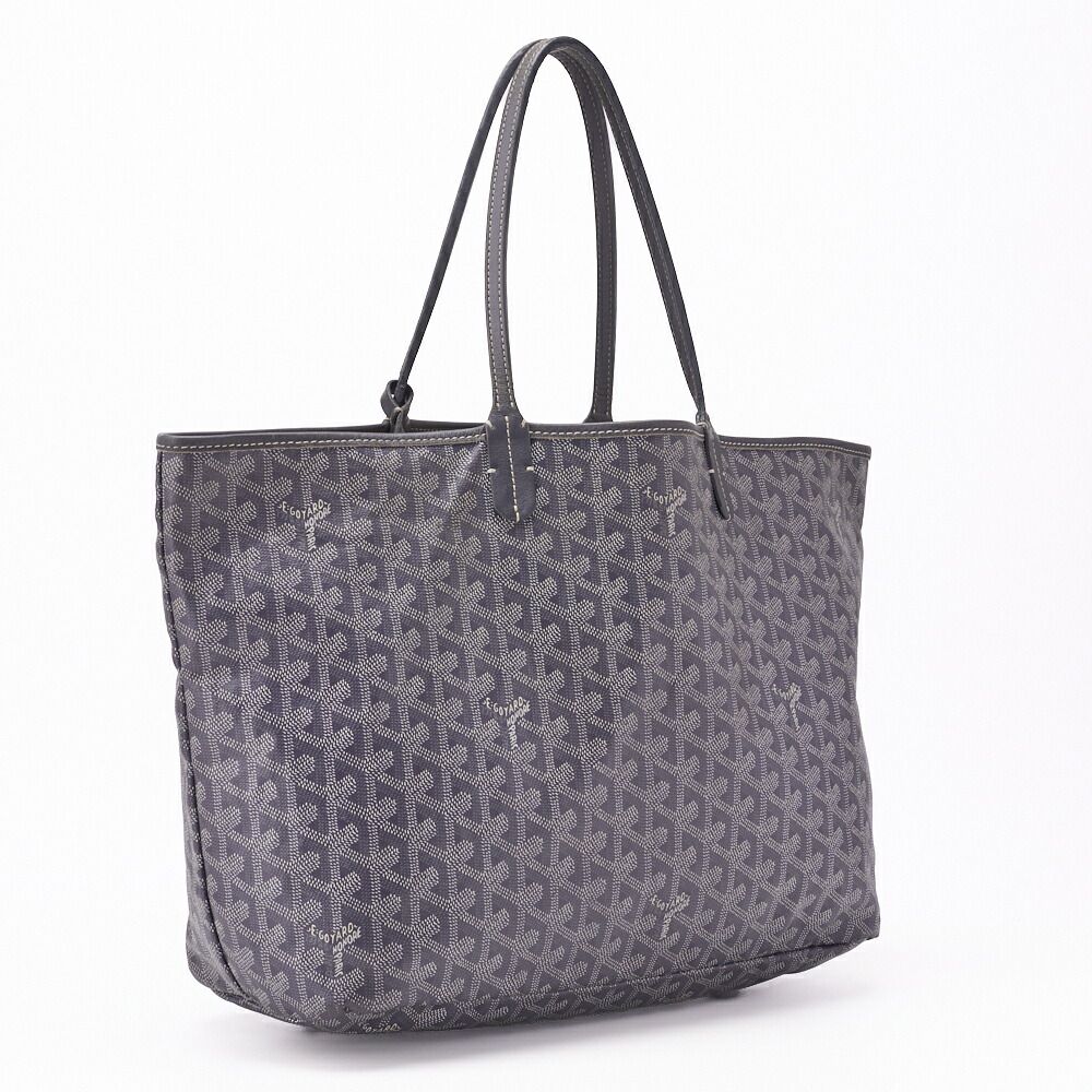 Goyard Saint Louis PM Tote Bag Coated Canvas Gray