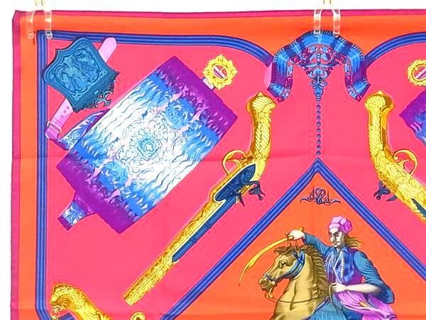 Hermes Hommage A L&#039;amitie Franco Hellenique Carré 90 Silk 100% Large