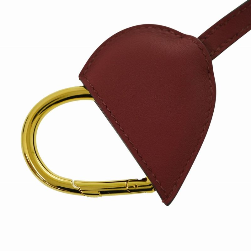 Hermes Eau Coeur Du Faubourg Swift Rouge Grenat Necklace Key Holder 1623hermes
