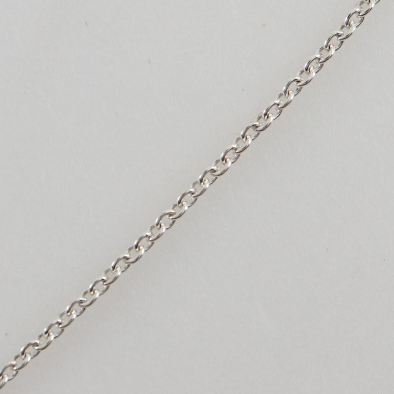 Tiffany & Co Open Heart 3P Elsa Peretti Silver 925 Ladies 3.0g Necklace