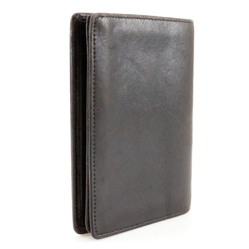 Chanel Coco Mark Card Case Lambskin Dark Brown Ladies Business Card Holder