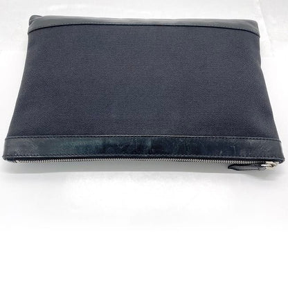 Balenciaga Clutch Bag Navy Clip M Black 373834