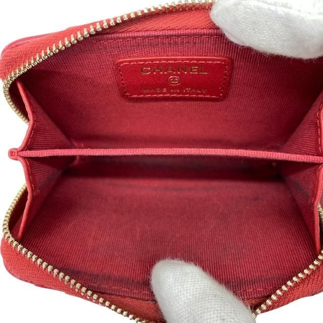 Chanel Matelasse Timeless Classic Caviar Skin Card Case Coin Case Coco Mark