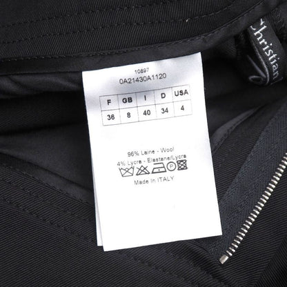 Christian DIOR Pants Size 40 Two Tuck Stretch Tapered Slacks Made In Italy
