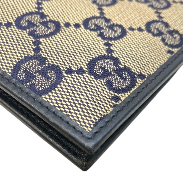 Gucci 135592 Sherry Line Fold Gauthenticity Card Case Pass Case Business Card