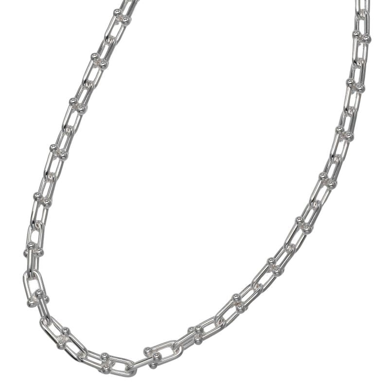 Tiffany & Co Hardware Small Link Silver 925 _ 44g Necklace