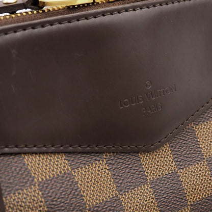 Louis Vuitton Westminster GM Damier Ebène Canvas Bag Shoulder Bag Brown Gold