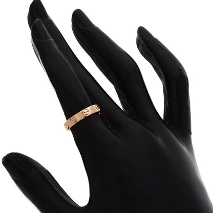 Cartier Mini Love Ring #48 Ring - 18K Pink Gold Ladies