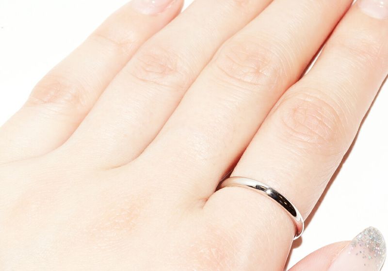 Cartier Ring Pt950 Classic Wedding Ring 1895 Wedding Ring Width 25mm (010in)