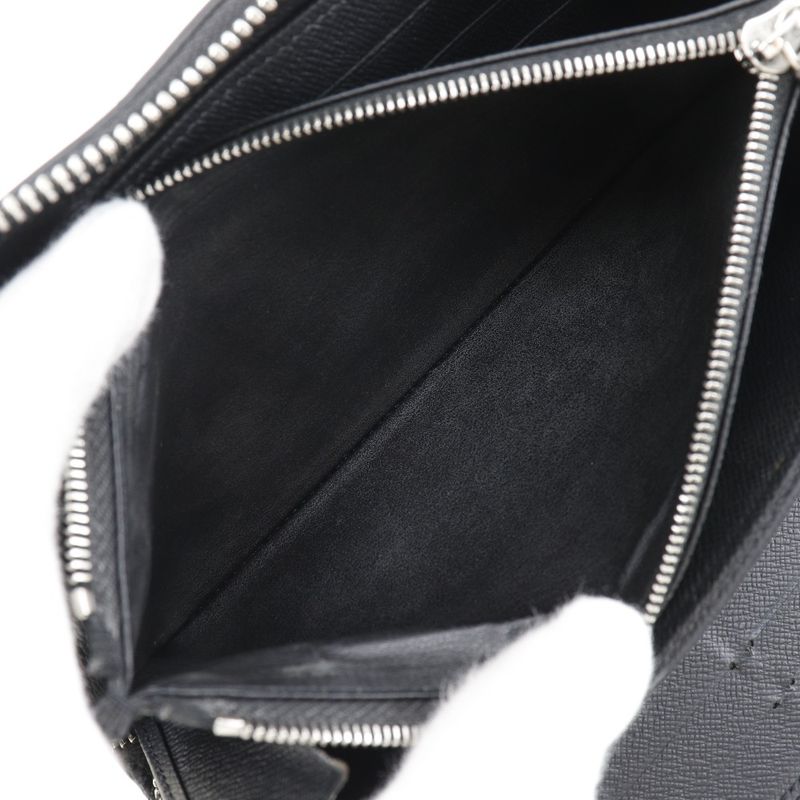 Louis Vuitton Zippy Organizer M62643 Epi Leather Noir Black Ca0139 Men's Long