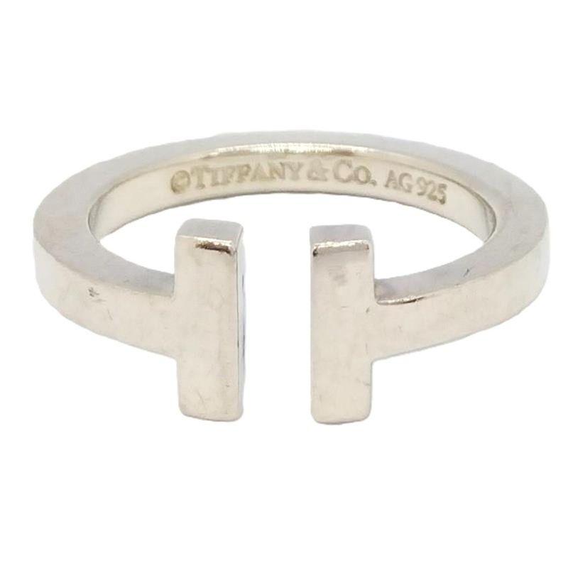 Tiffany & Co Tiffany & Co T Square Ring Approx Size 14 Sv925 45g Silver