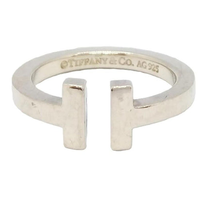 Tiffany & Co Tiffany & Co T Square Ring Approx Size 14 Sv925 45g Silver