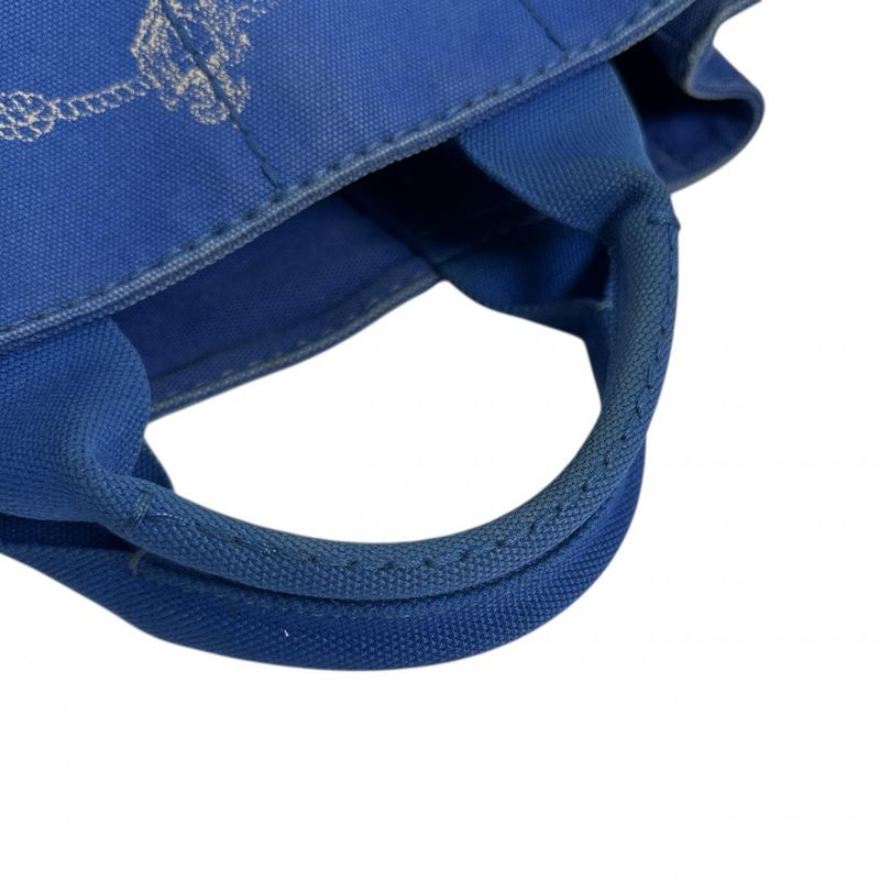 Prada B2439g Shoulder Bag Canapa Tote Mini Tote Bag Prada Blue