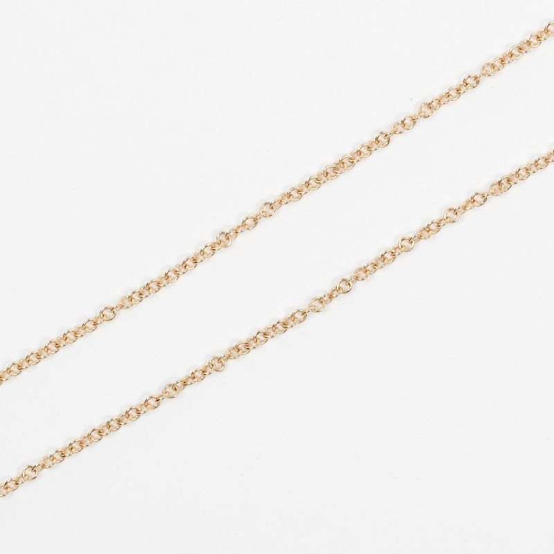 Tiffany & Co Victoria Medium 18K Pink Gold And Diamonds Ladies 2.21g Necklace