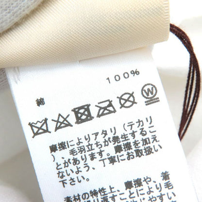 Hermes 2023 100% Cotton Chaine D'ancre Short Sleeve T-shirt White Navy 34 Made