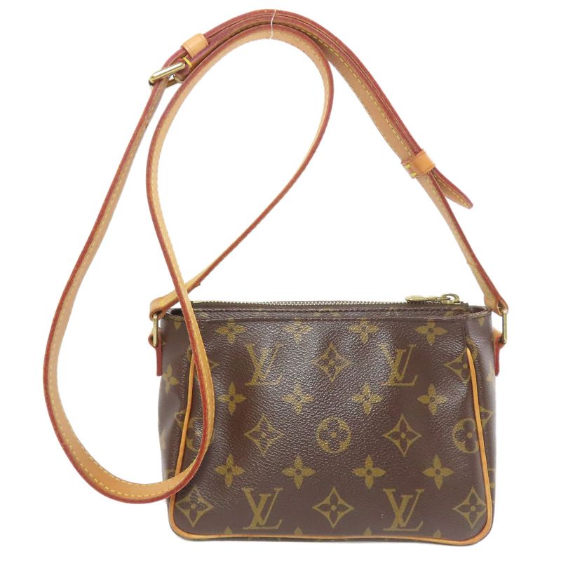 Louis Vuitton M51165 Viva Cité PM Shoulder Bag Monogram Canvas Women
