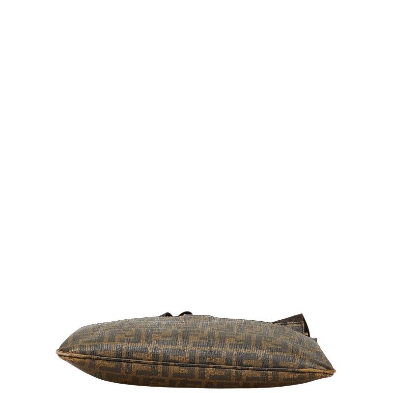 Fendi Zucca Crossbody Shoulder Bag 7va247 Khaki Brown PVC Leather Women Fendi