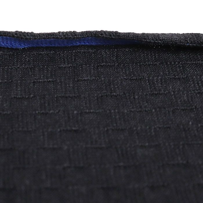 Louis Vuitton Echarpe Edge Scarf Black Blue M70528 My0137 Men's Preowned