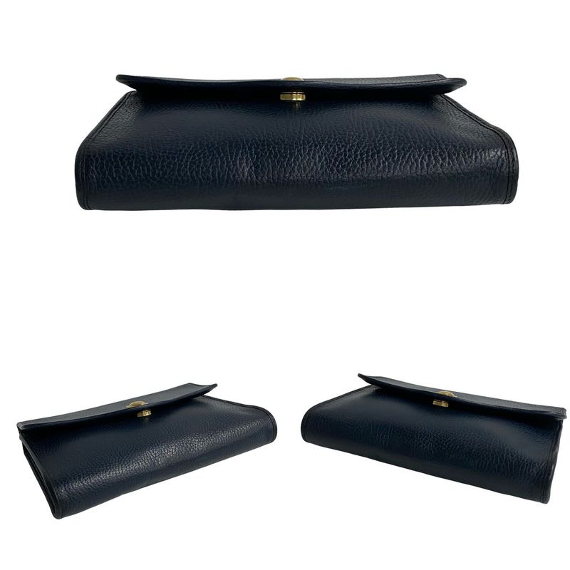 Christian Dior CD Logo Hardware Leather Shoulder Bag Pochette