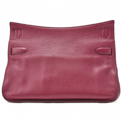 Hermes Gipsyère 34 Shoulder Bag Taurillon Clemence Tosca (silver Hardware)