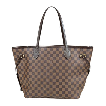 Louis Vuitton Neverfull MM Damier Tote Bag Damier Canvas N51105 Brown Ladies