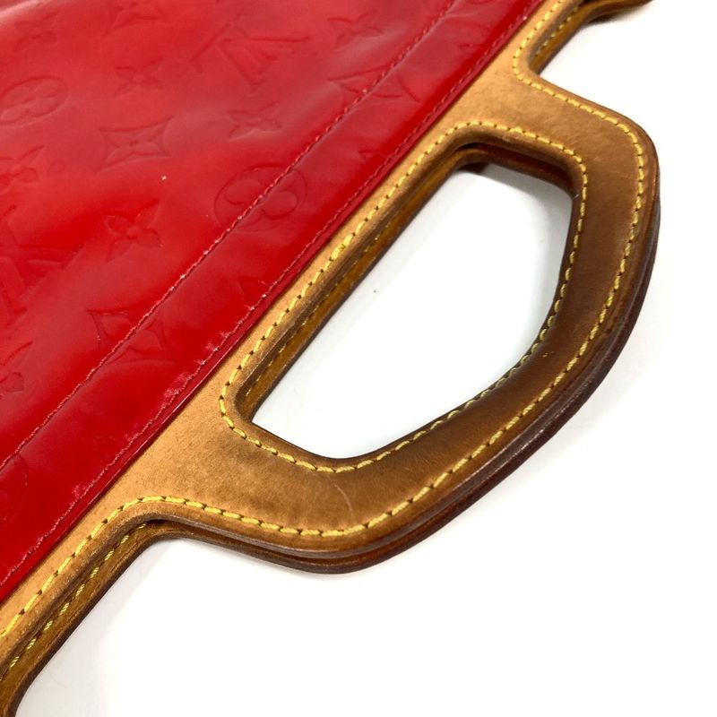 Louis Vuitton Handbag Stanton M91078 Monogram Vernis Red