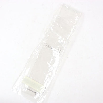 Gucci 100% Silk Interlocking G Total Pattern Cles St Logo Tie Wide Tie Brown