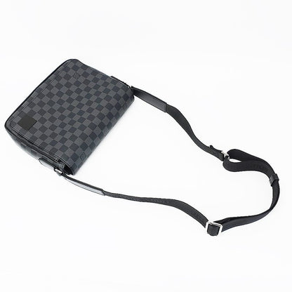 Louis Vuitton District PM Damier Graphite N42710 Shoulder Bag Black