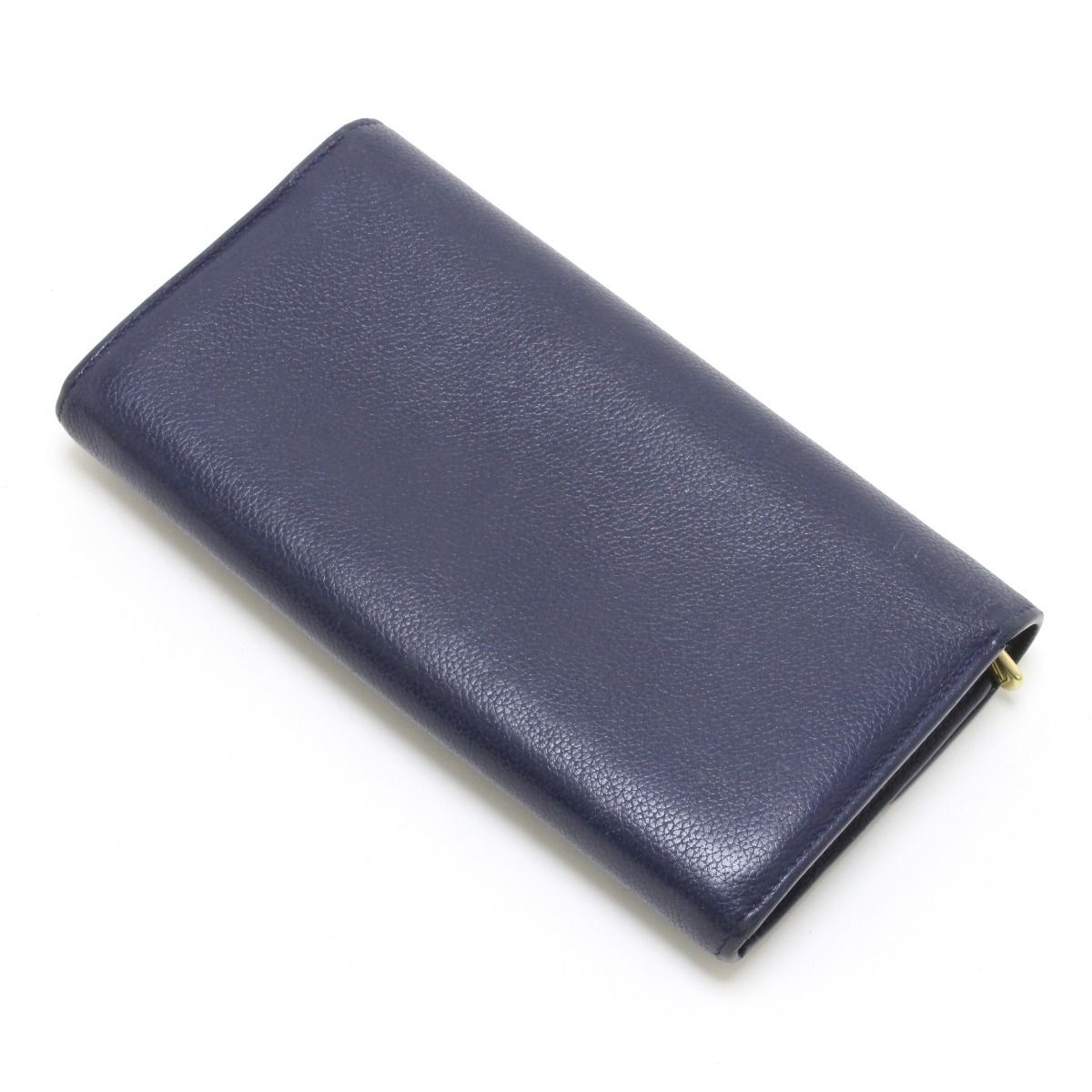 Louis Vuitton Bifold Long Wallet Portefeuille Lock Me M60861 Navy