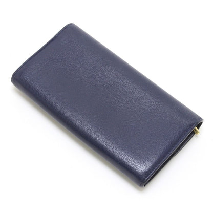 Louis Vuitton Bifold Long Wallet Portefeuille Lock Me M60861 Navy