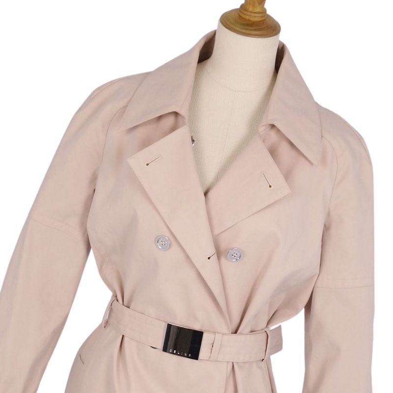 Celine Coat Trench Coat Bonding Cotton A