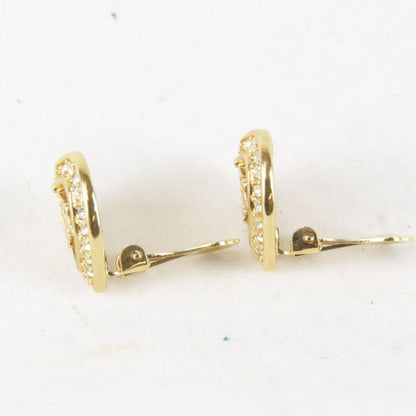 Christian Dior Necklace (parts Off) + Earring Set With Box Necklace