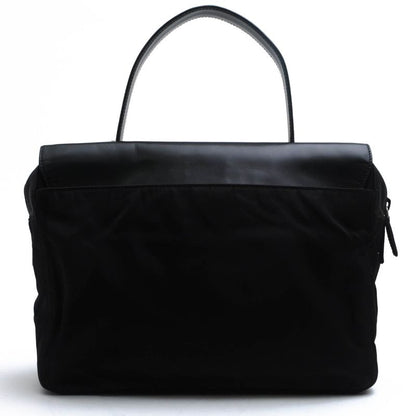Prada Bags Handbags Bags Tote Women Women's Nylon Leather Genuine Black B7496