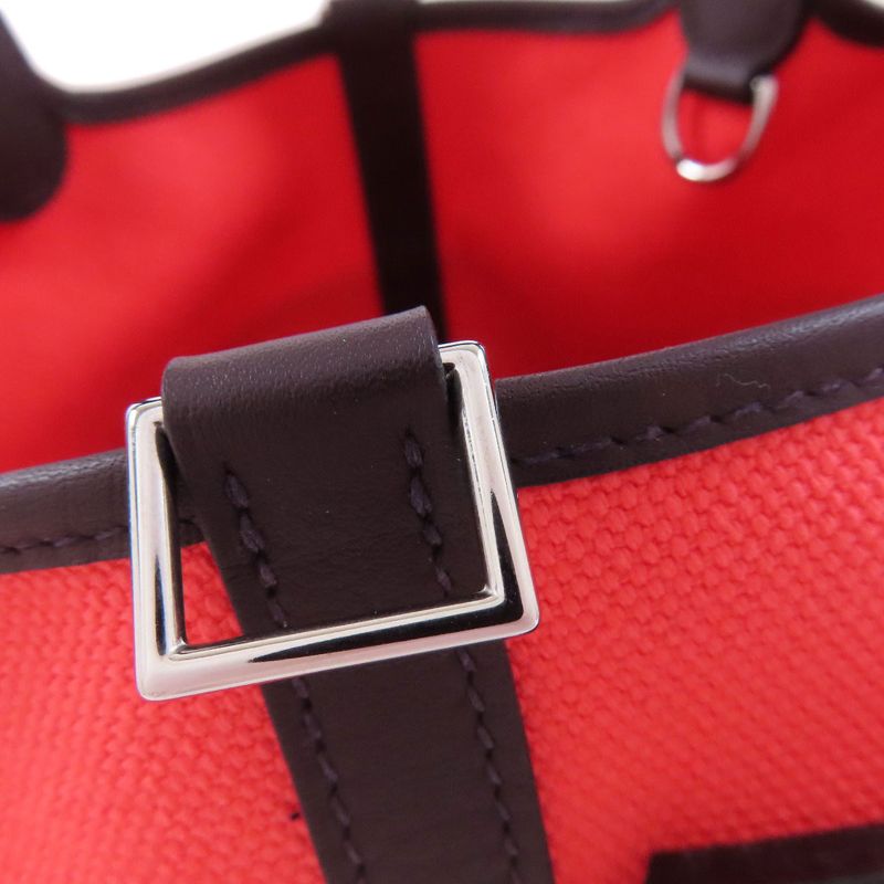 Hermes Picotin Lock PM Silver Hardware Handbag Toile Ashe Women