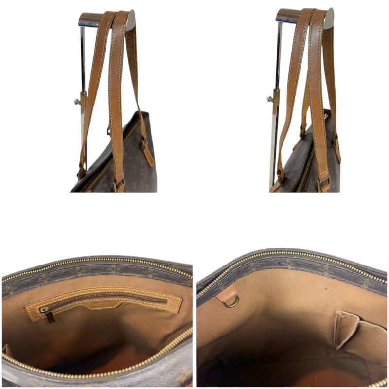 Louis Vuitton Mini Tote Cabas Piano Monogram Leather Brown Shoulder Bag