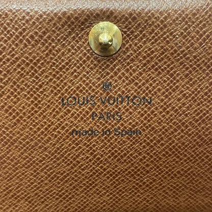 Louis Vuitton Monogram Portmonnais Bietresole M61730 Bifold Wallet For Women